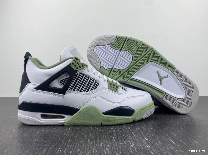 Rep TB Jordan WMNS AQ9129-103 Seafoam Air 4 0811